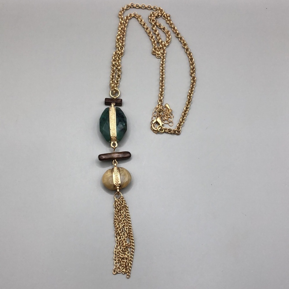 Curated bundle Lucky Brand + Boho Style Layered Statement Look Necklaces - Picture 5 of 7
